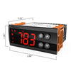 Elitech ECS-02CX Digital Temperature Controller 110V Fahrenheit and Centigrade Thermostat Cooling Heating