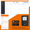 Elitech RCW-800WiFi Real-time Temperature and Humidity Data Logger with SMS Email APP Push Alert Matte Black (Temlog W1H) 