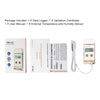 Elitech LogEt 8 THE Temperature and Humidity Data Logger Reusable PDF Report USB Port External Sensor 16000 Points - Elitechustore