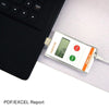 Elitech LogEt 8 THE Temperature and Humidity Data Logger Reusable PDF Report USB Port External Sensor 16000 Points - Elitechustore