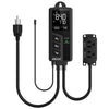 Elitech STC-1000Pro Digital Thermostat 2 Pre-Wired w/ Heating and Cooling Outlets - Elitech Technology, Inc.