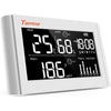 Temtop P20 PM2.5 Air Quality Monitor for Temperature Humidity Professional Laser Particle Sensor Detector Real Time Display Rechargeable Battery - Elitechustore